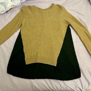 Madewell Yellow and Black Sweatshirt